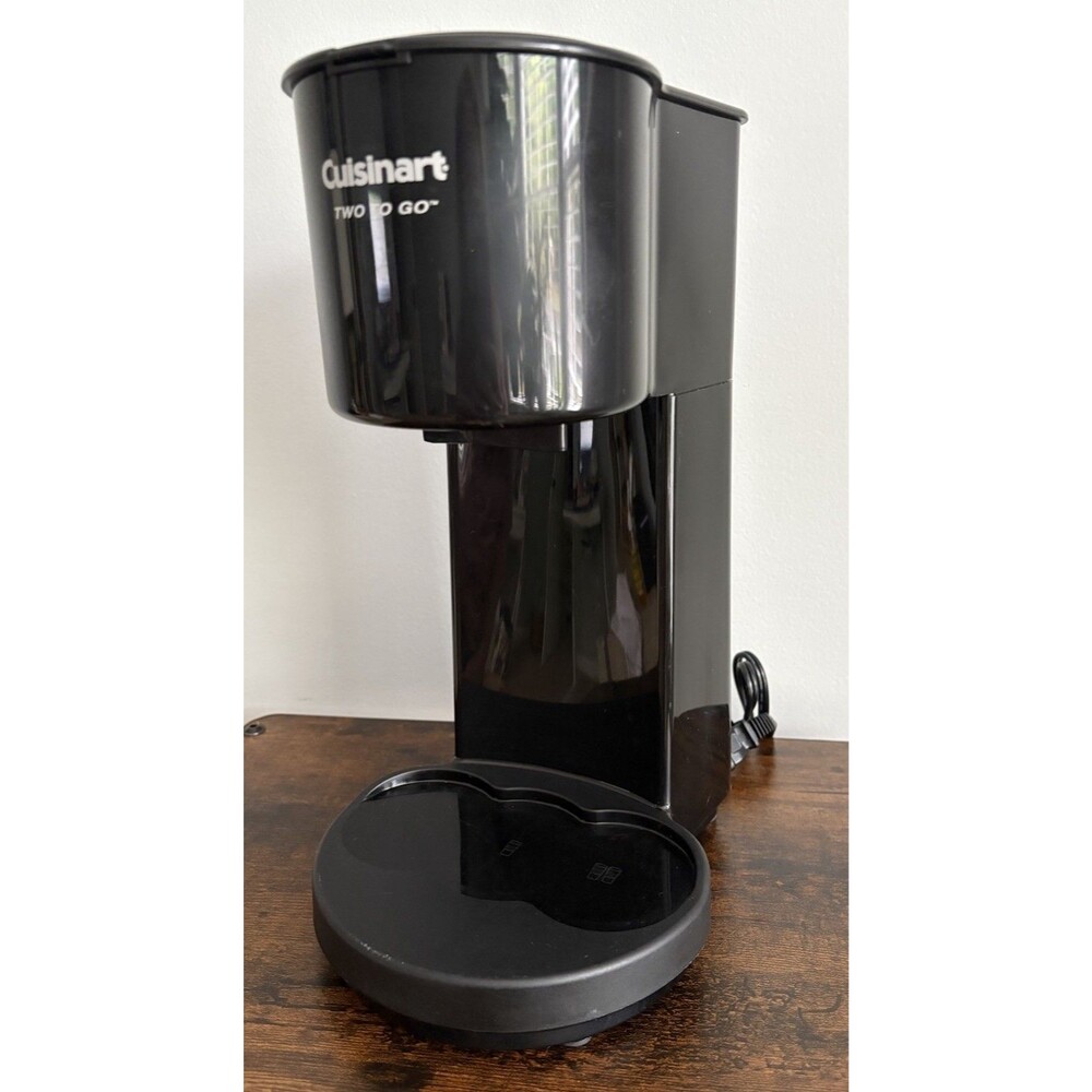 Cuisinart Two To Go Coffee Maker w/ Dual Travel Mug Base Single Serve  No Cups